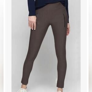 Athleta Mauve Brown Stellar Skinny High Waisted Ankle Pants Size XS